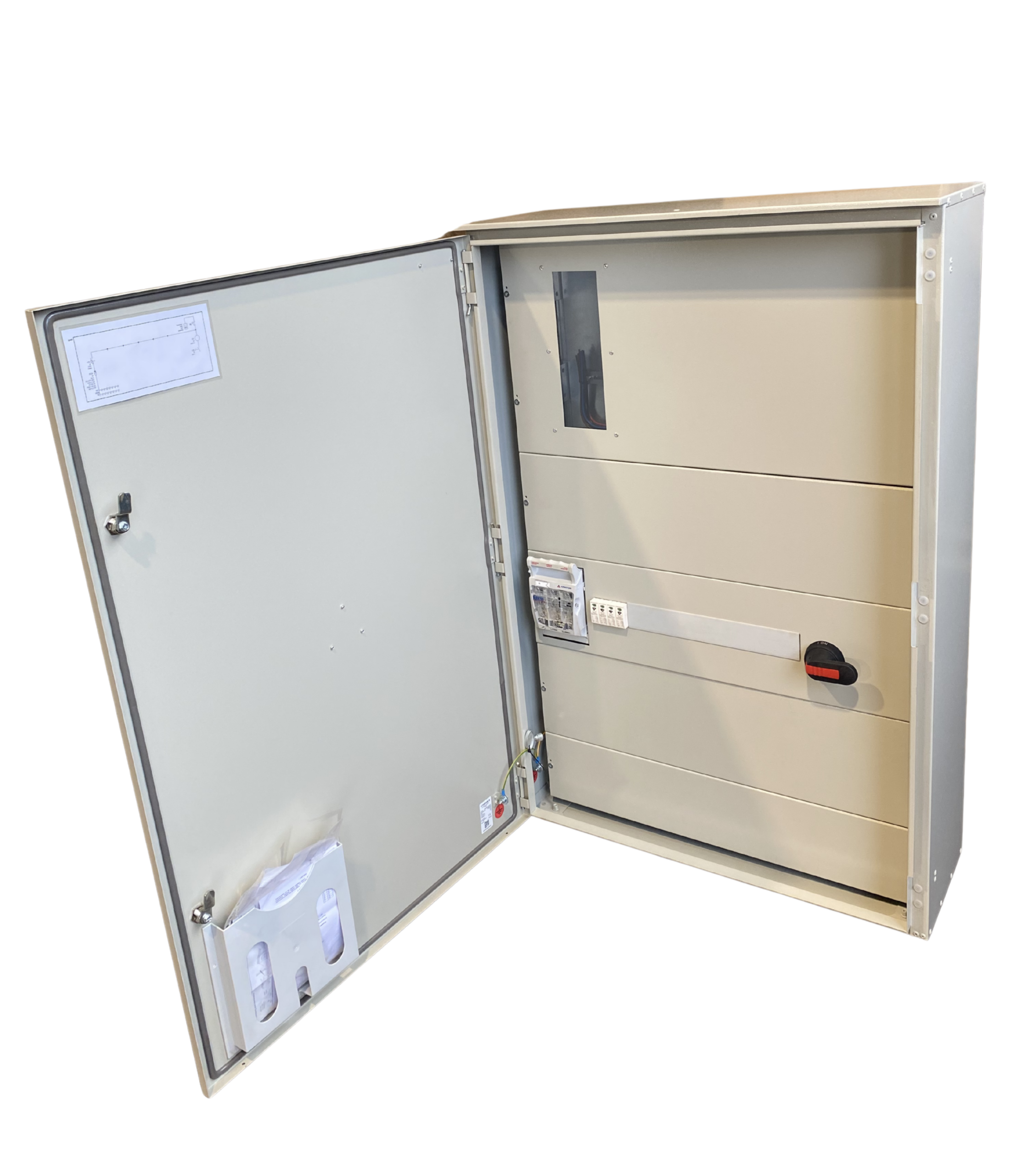 Gamintojo skydas GAS 250A (125kW) be abonentinių automatinių jungiklių 1200x800x300mm