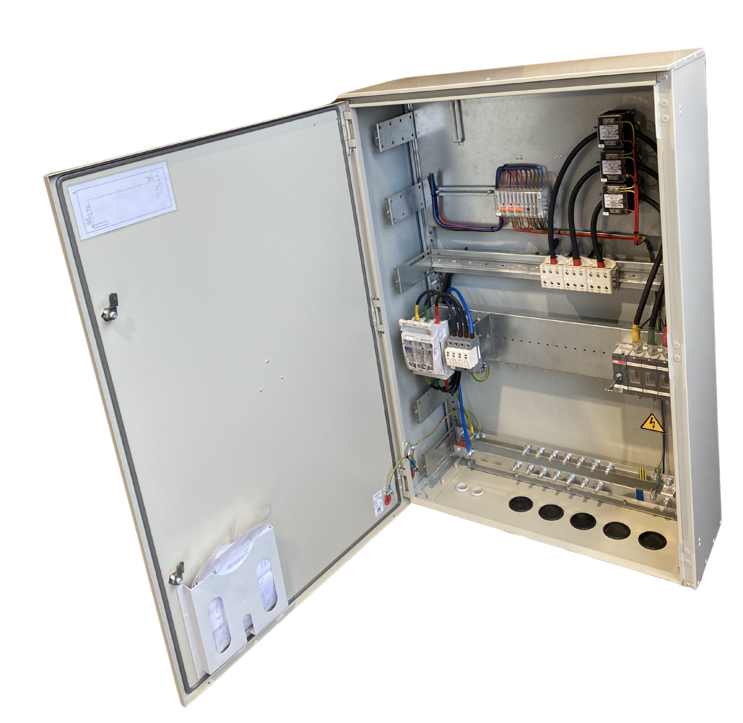 Gamintojo skydas GAS 250A (125kW) be abonentinių automatinių jungiklių 1200x800x300mm - Image 2